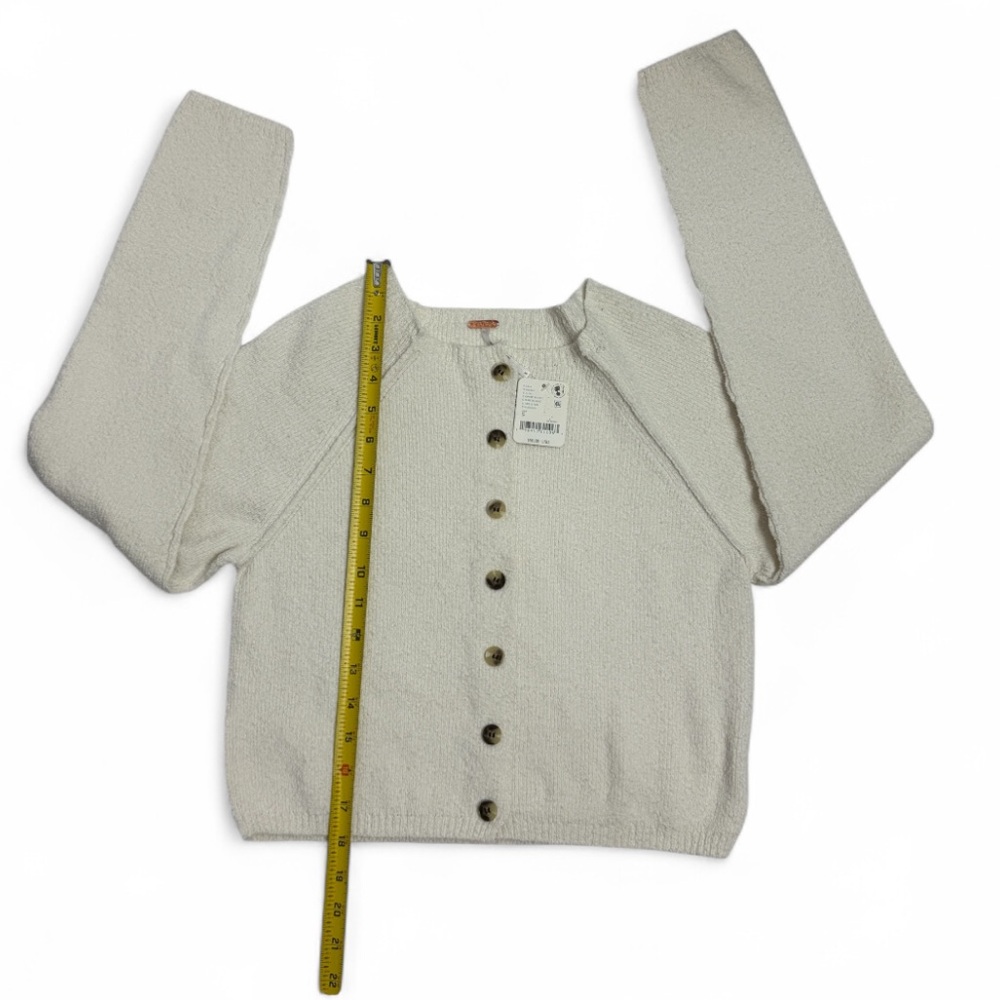 FREE‎ PEOPLE Sydney Shrunken Cardigan, Size SMALL - Picture 9 of 15